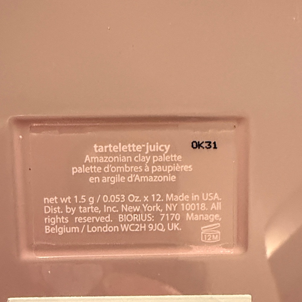tarte Tartelette Juicy Eyeshadow Palette - Pink and Peach Tones - Picture 4 of 6